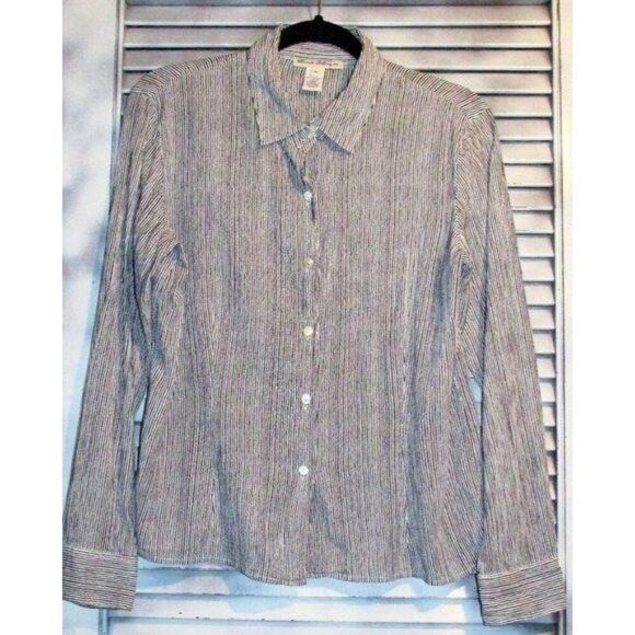 Telluride Clothing Co. Sz 10 Striped Button Down - Picture 3 of 10